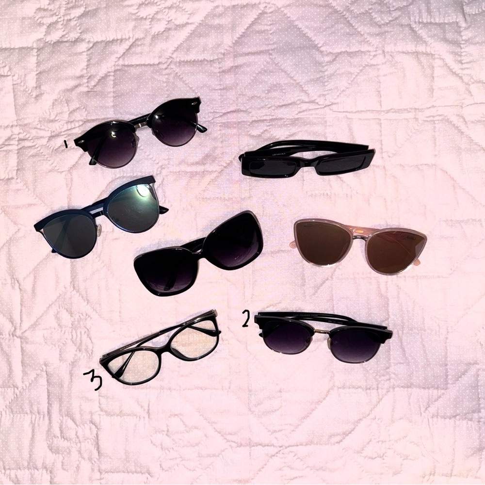 Bundle of 2 Sunglasses, 1 Blue-light Stylish